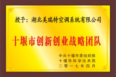 十堰市創(chuàng)新創(chuàng)業(yè)戰(zhàn)略團隊